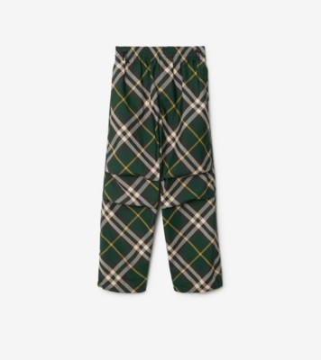 Burberry plaid hot sale pants mens