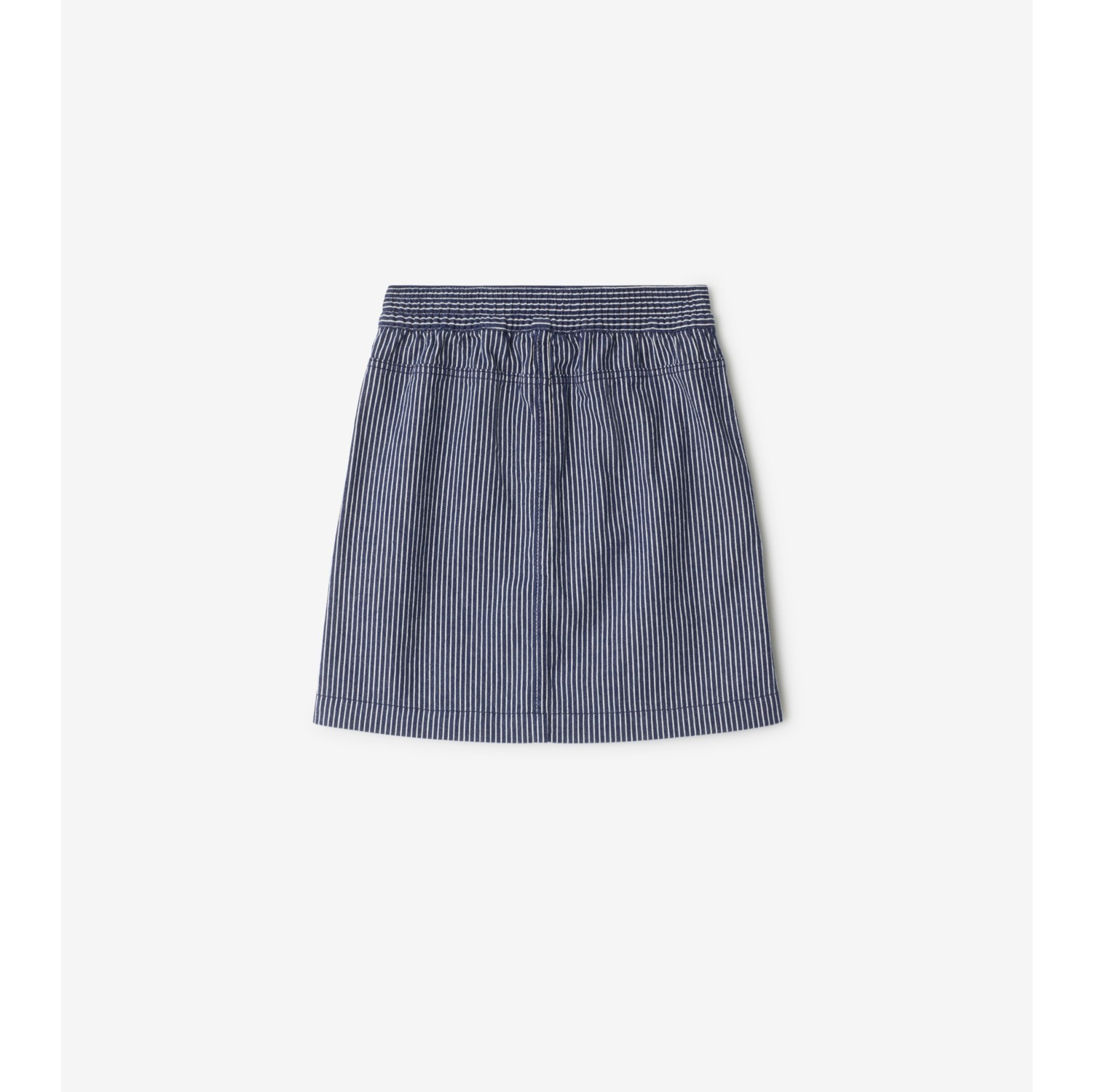 Striped Denim Skirt