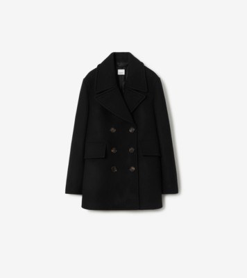 Burberry double outlet breasted pea coat