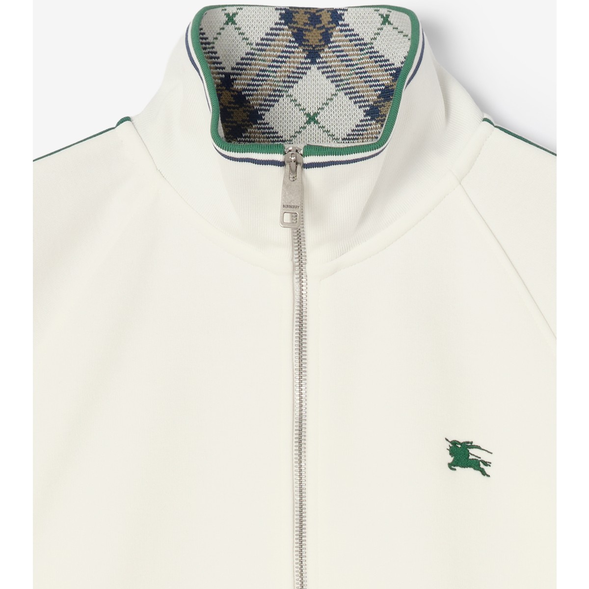 Check Nylon Cotton Tennis Jacket