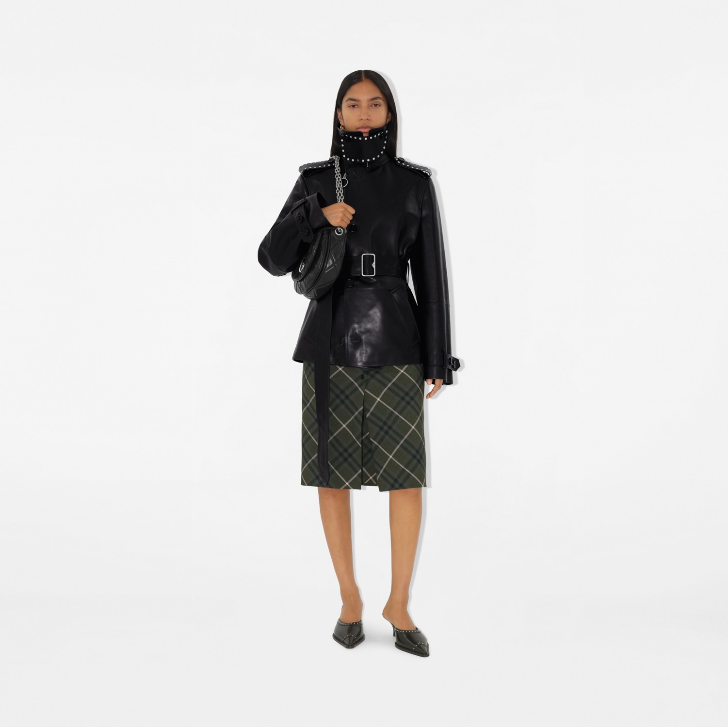 Quilted Rocking Horse Bag in Black/palladium - Women Quilted Rocking Horse Bag in Black/palladium - Women