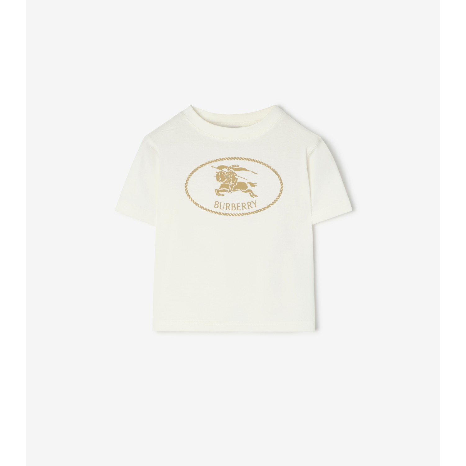 Knight Stamp Cotton T-shirt