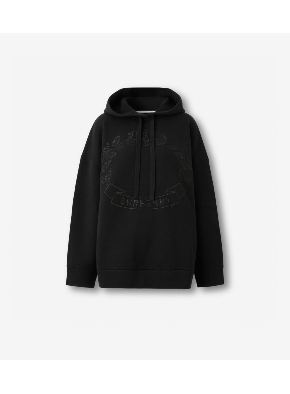 Burberry black hoodie outlet womens