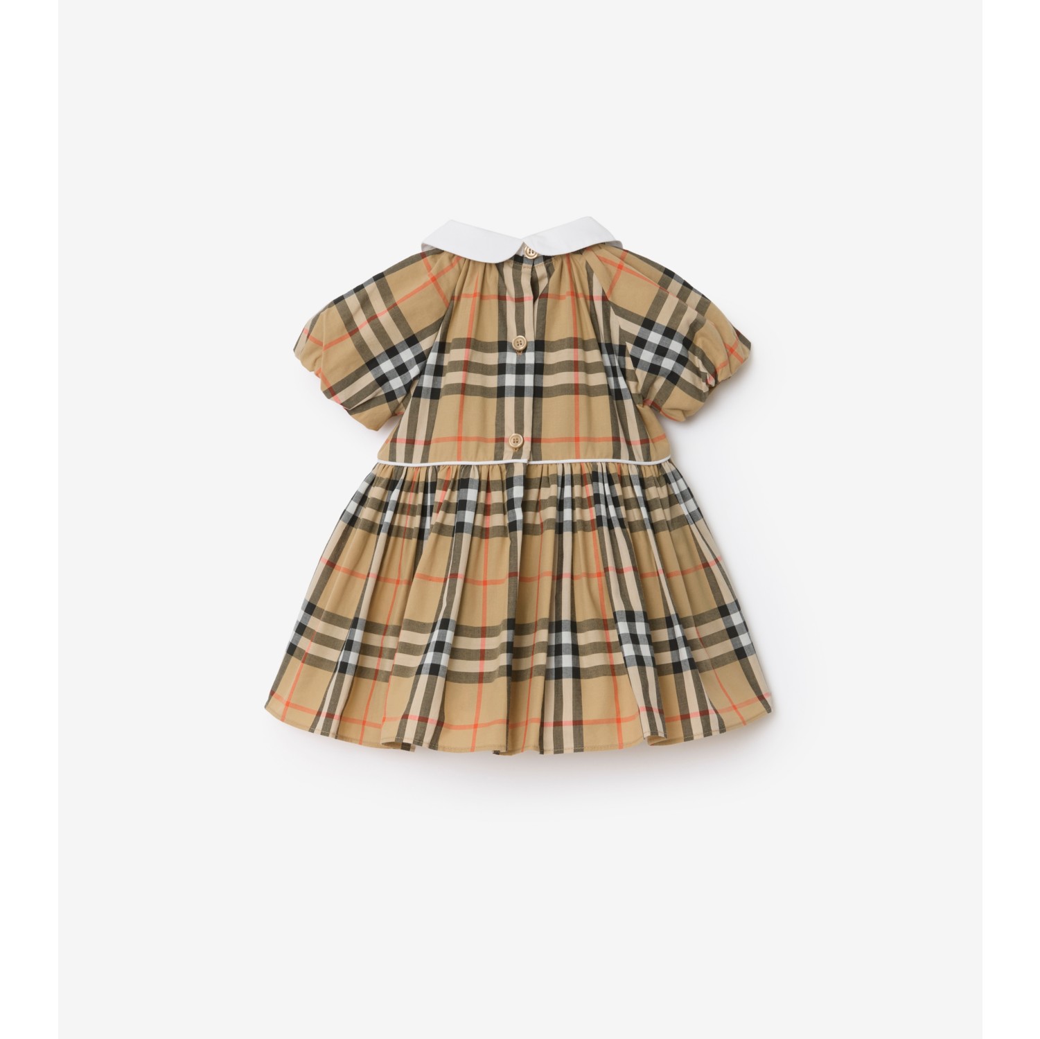 Check Cotton Dress with Bloomers