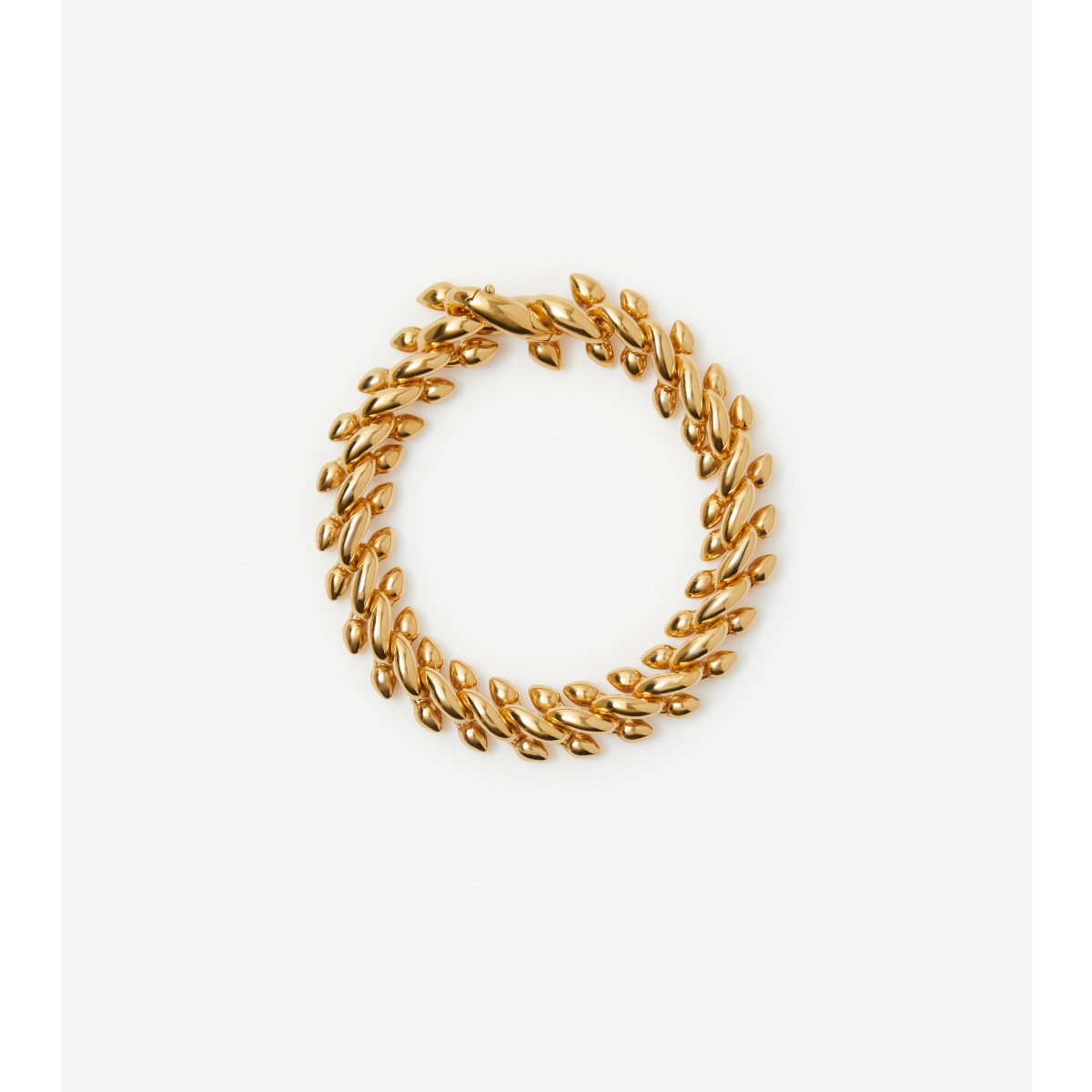 Burberry Spear-chain Gold-plated Bracelet In Gold