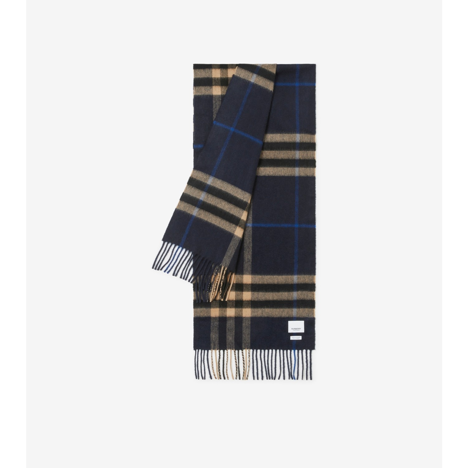 Burberry indigo 2025 blue scarf