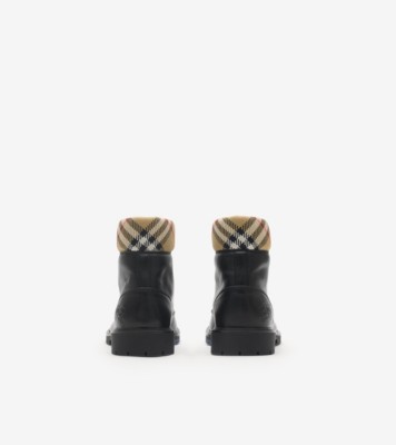Bottes Moto Homme Style Steampunk - Cuir Artificiel, Tige Courte, Tailles 37 à 46 - Look Métal Et Lacets - 3