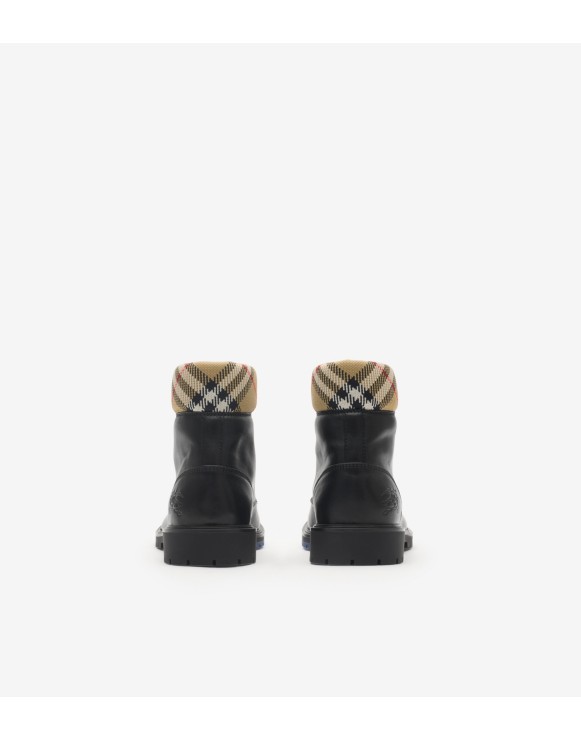 Leather Rogue Combat Boots