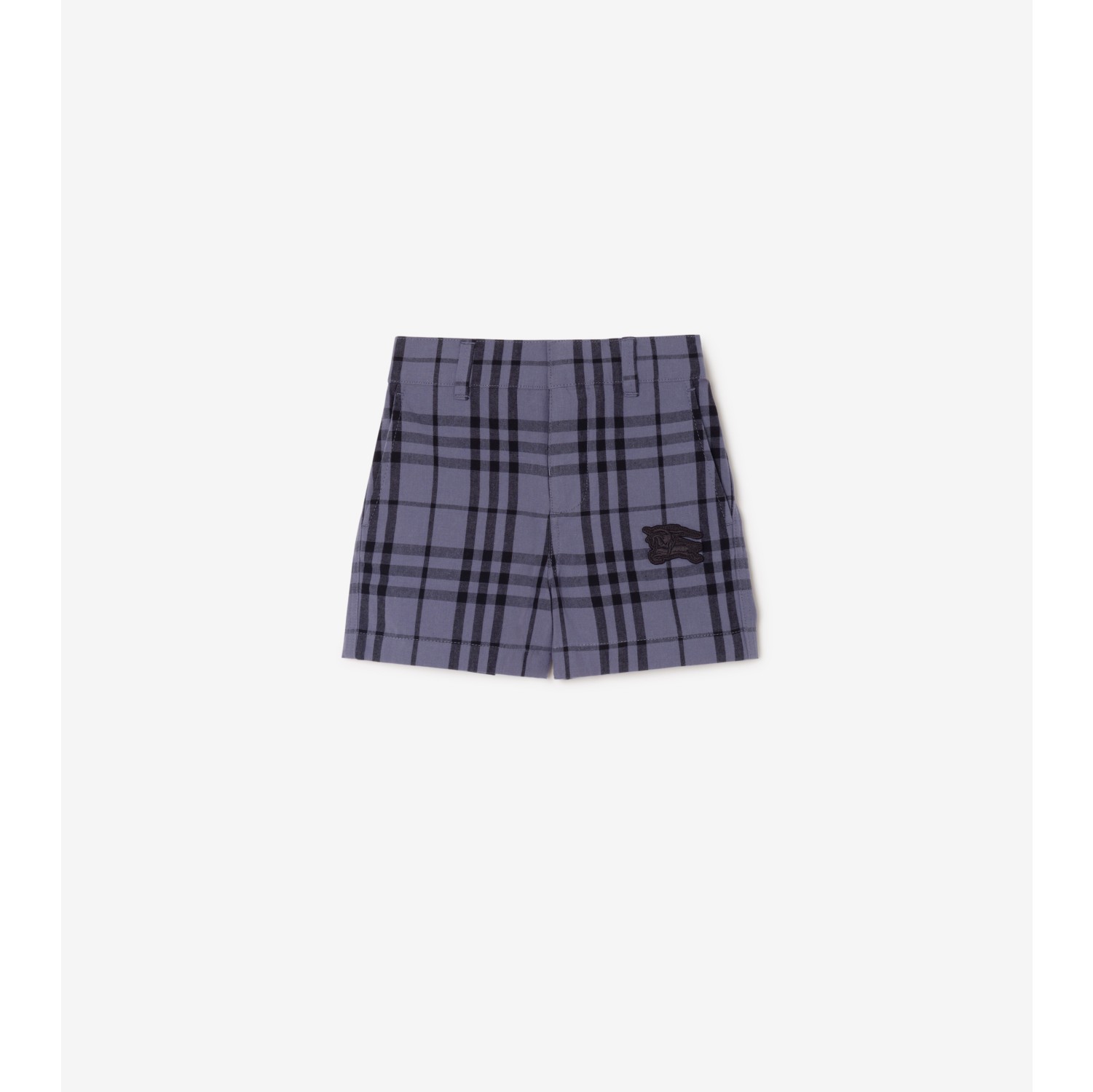 Check Cotton Shorts