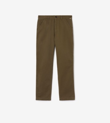 Cotton Twill Chinos Dark kelp ®