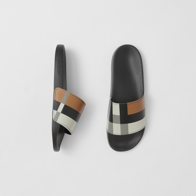 burberry flip flops mens