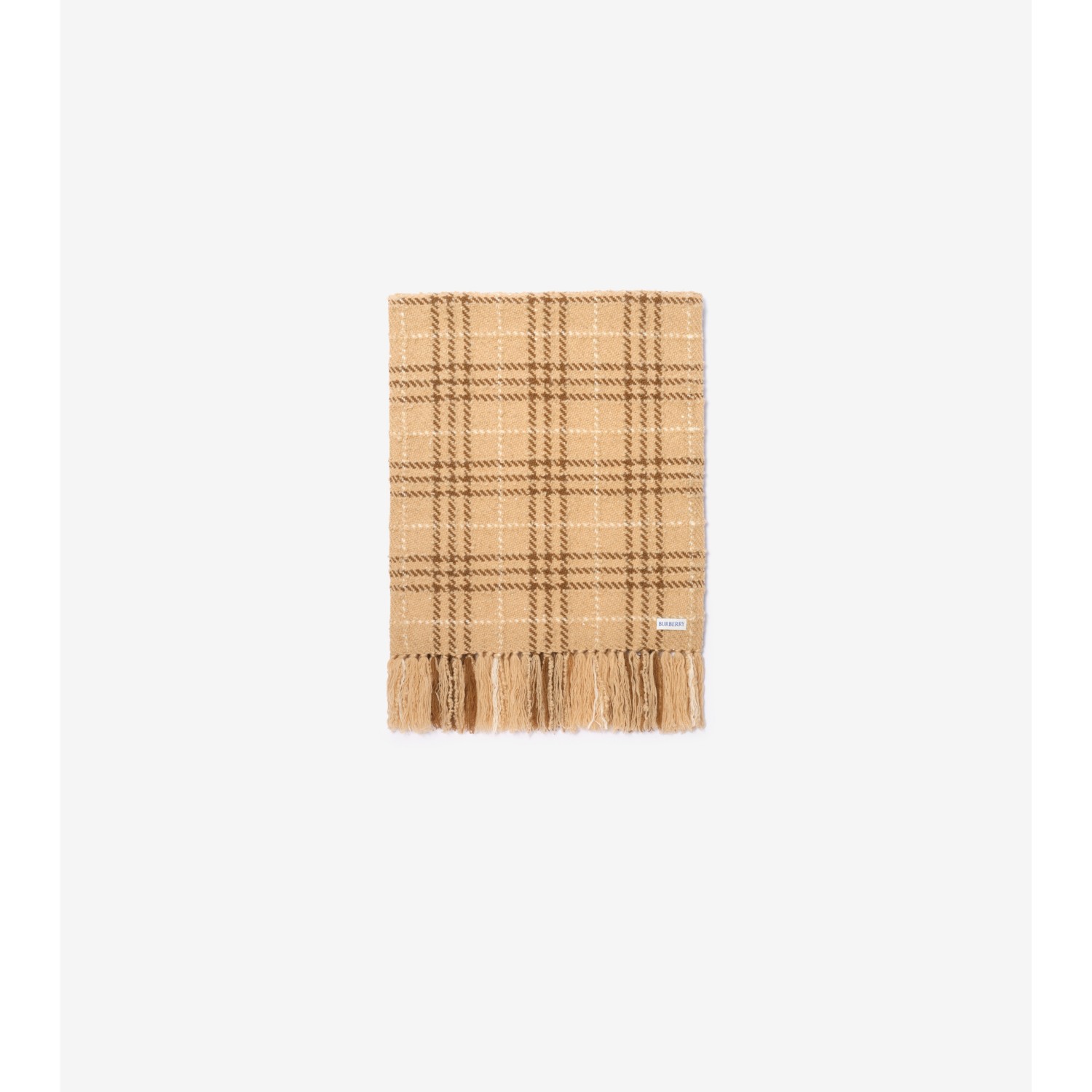 Embellished Check Bouclé Scarf - thumbnail 6