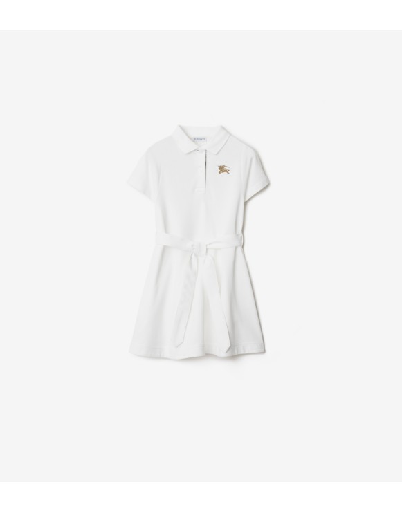 Cotton Polo Shirt Dress