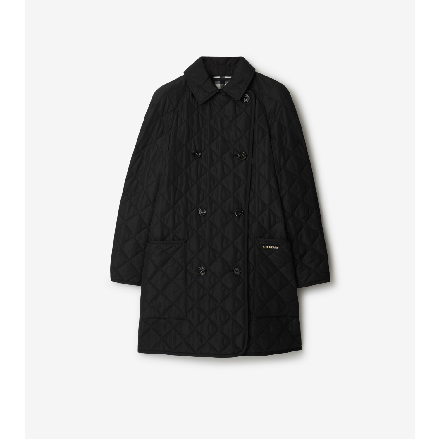 Burberry quilted 2025 button trench jacket