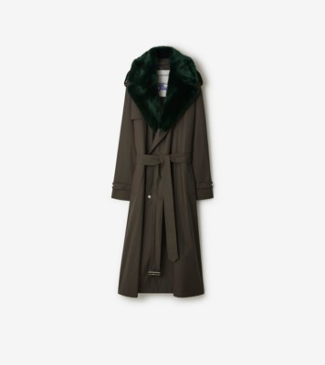 Women's burberry shop raincoat