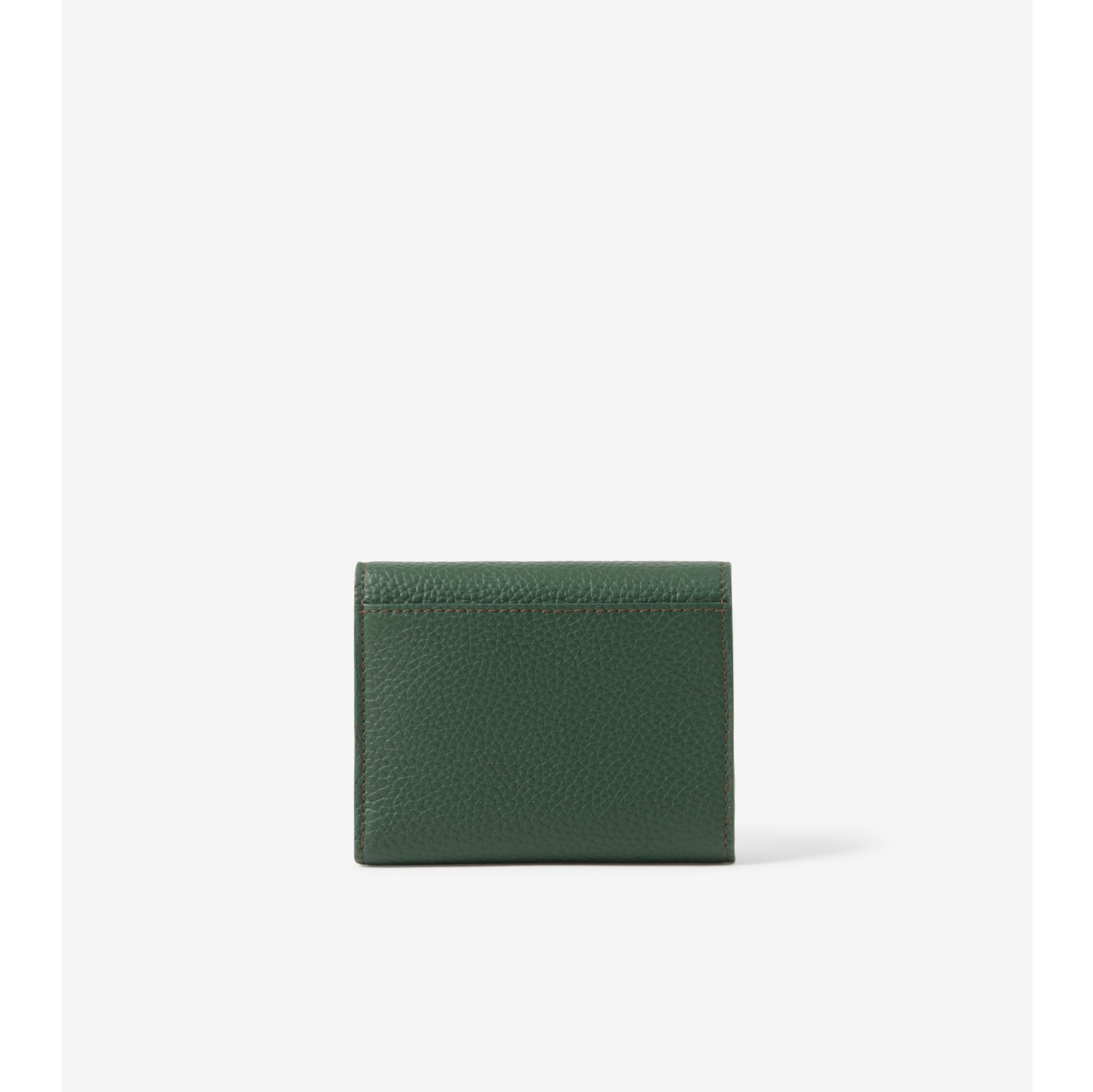 Leather TB Compact Wallet in Vine - Women | Burberry® Official