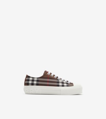 チェック スニーカー (タバコブラウン) - ウィメンズ | Burberry®公式