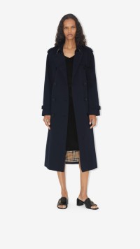 Burberry print trench on sale coat