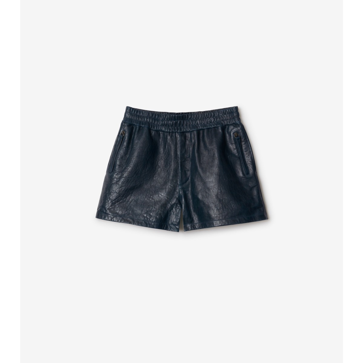BURBERRY BURBERRY LEATHER SHORTS 