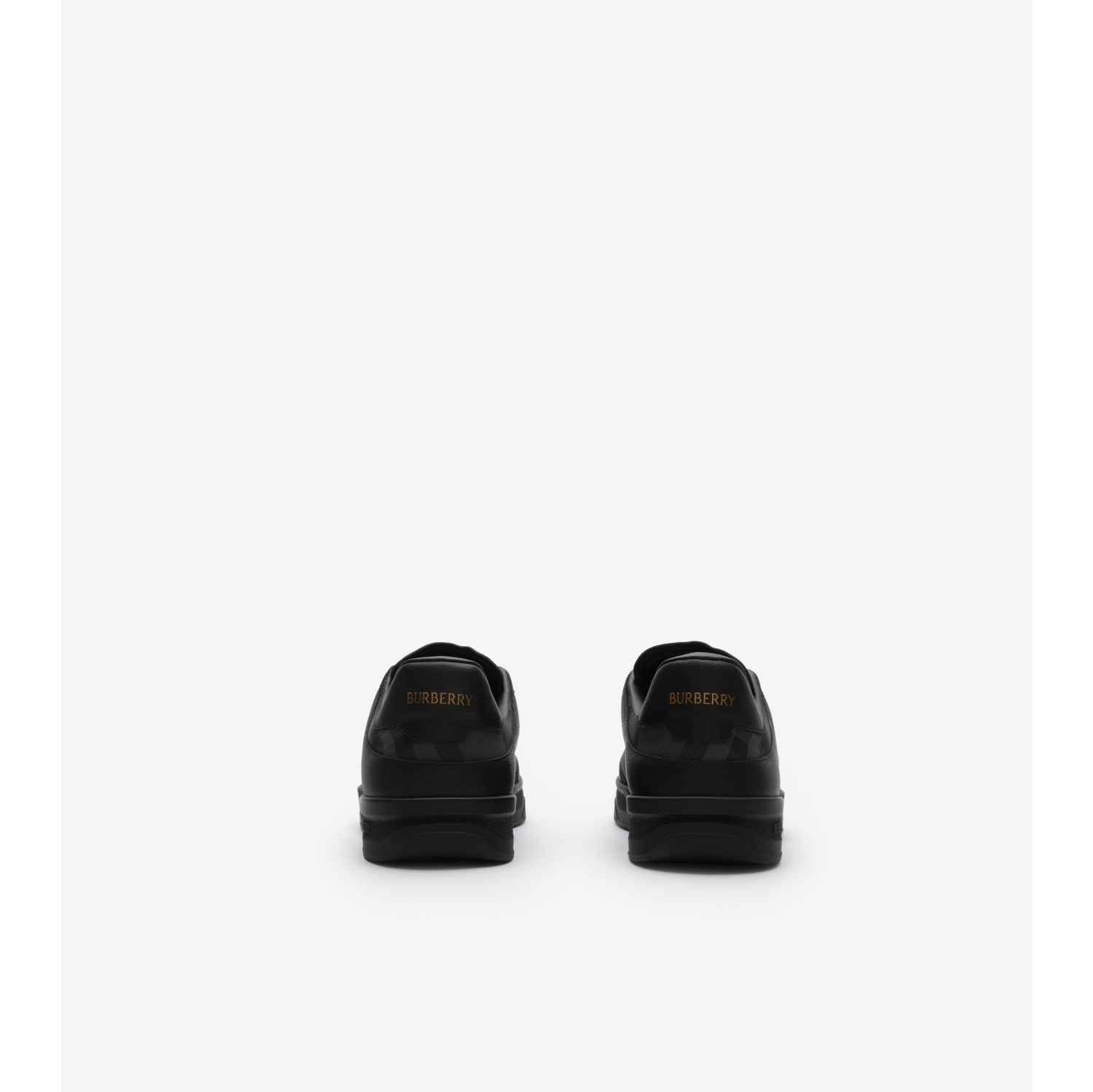 Leather and Nylon Harrow Sneakers​ in Anthracite black/iron grey