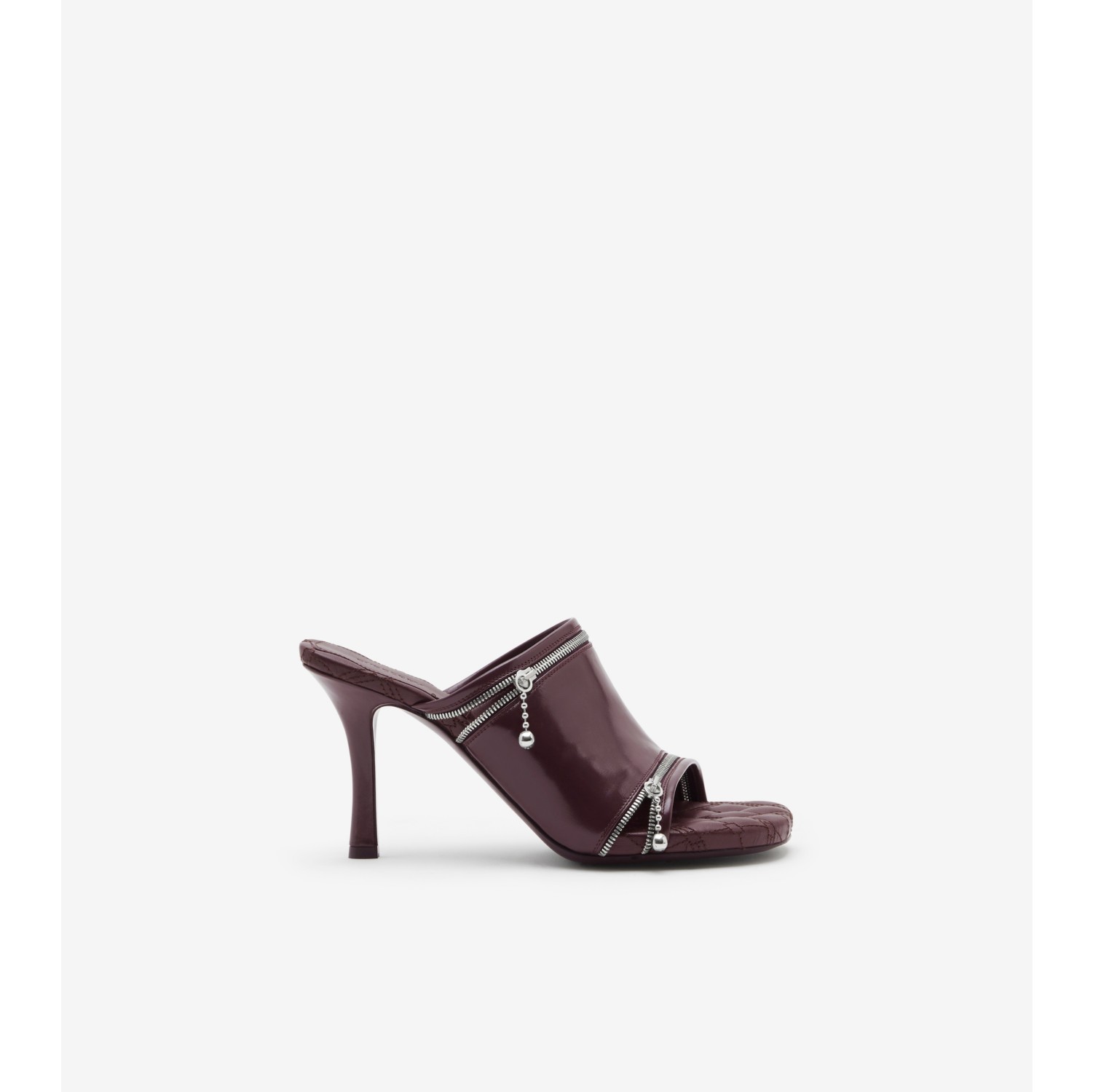 Burberry sandals shop womens silver