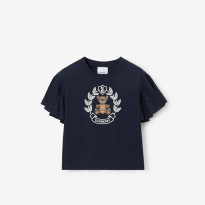 Burberry Boys Teddy Bear T-Shirt in Blue main image 1