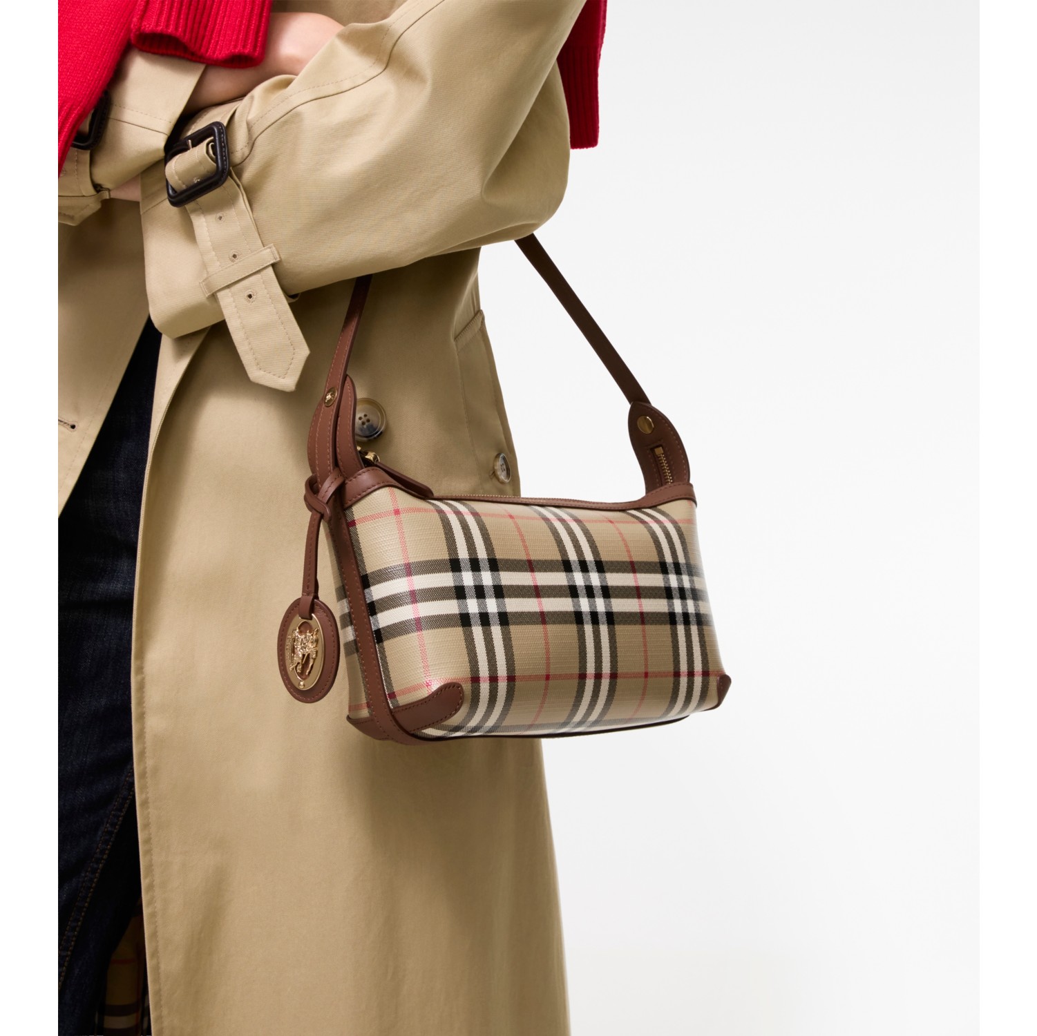 Mini Check Shoulder Bag