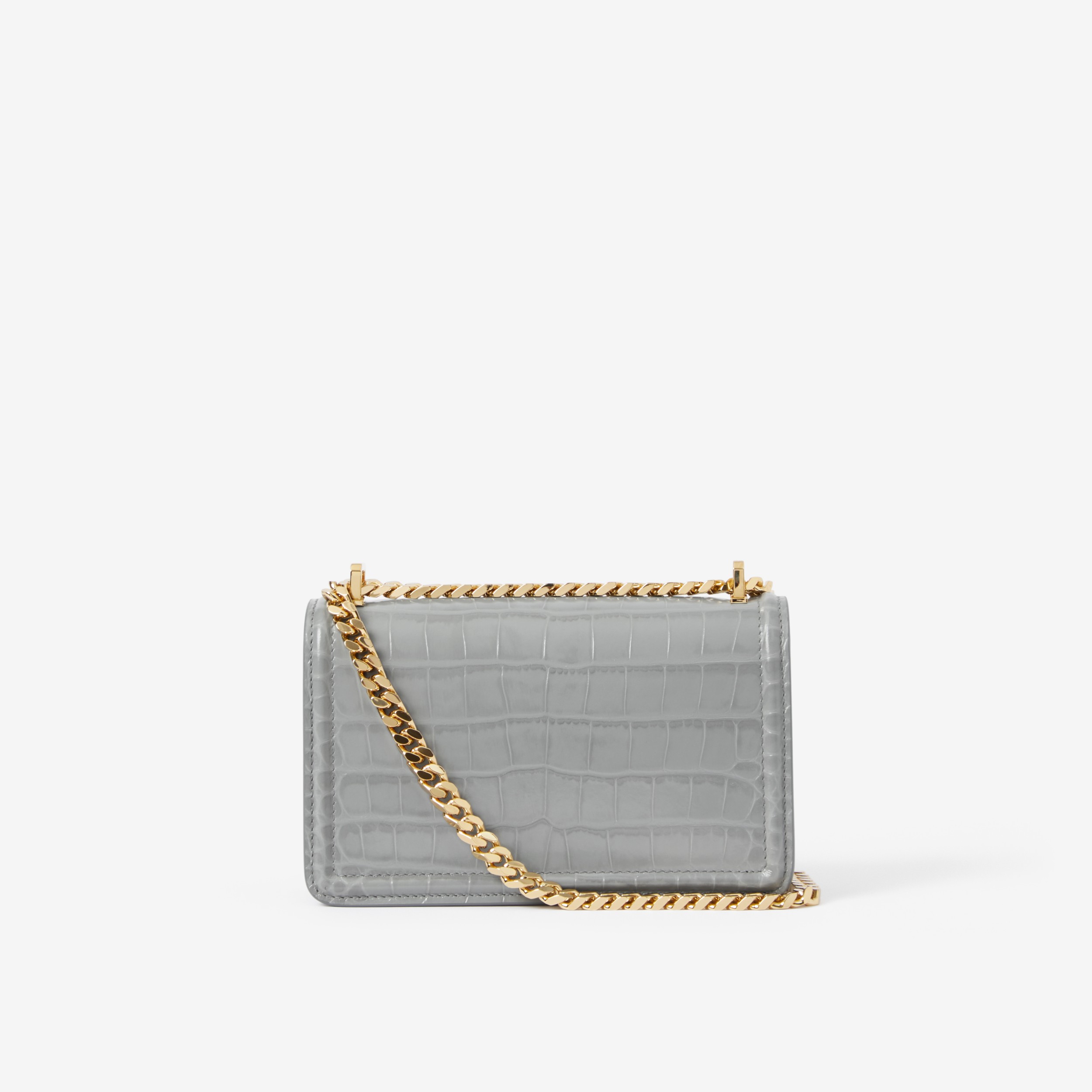 Mini TB Bag in Cloud Grey - Women | Burberry® Official - 3