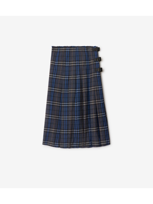 スカート Burberry SKIRT (8098591 C1428) チェック コットンスカート (サンド) | Burberry®公式サイト
