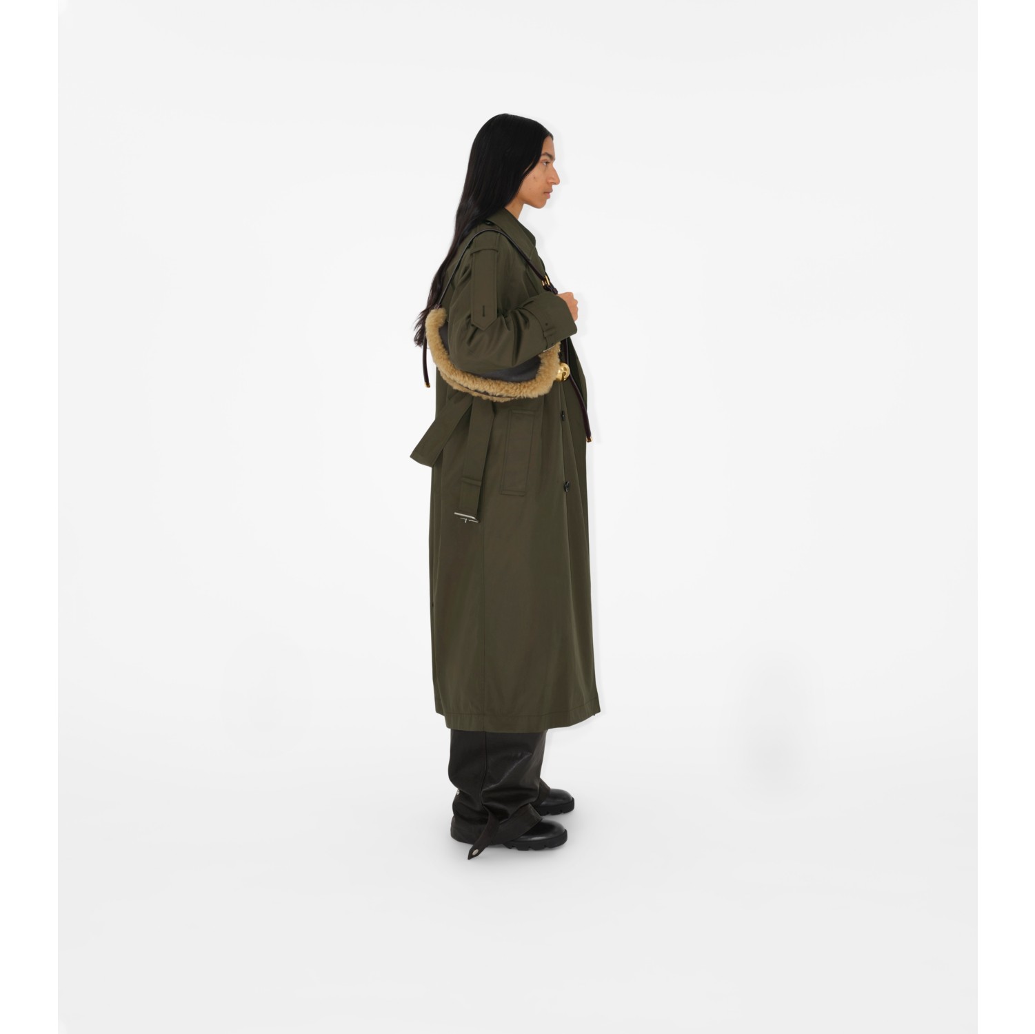 Long Gabardine Castleford Trench Coat