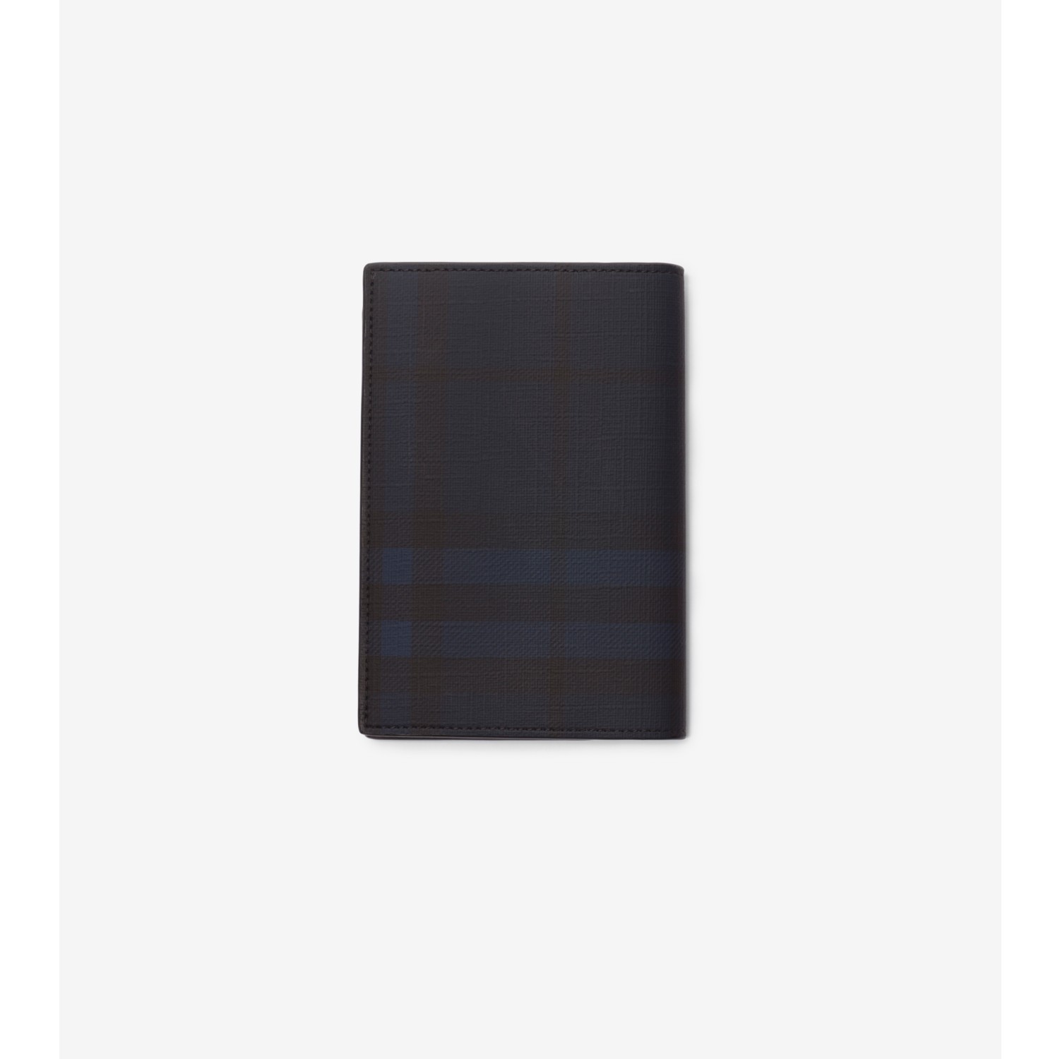 City Check Passport Holder in Navy - Men, Technical, Cotton | Burberry® Official