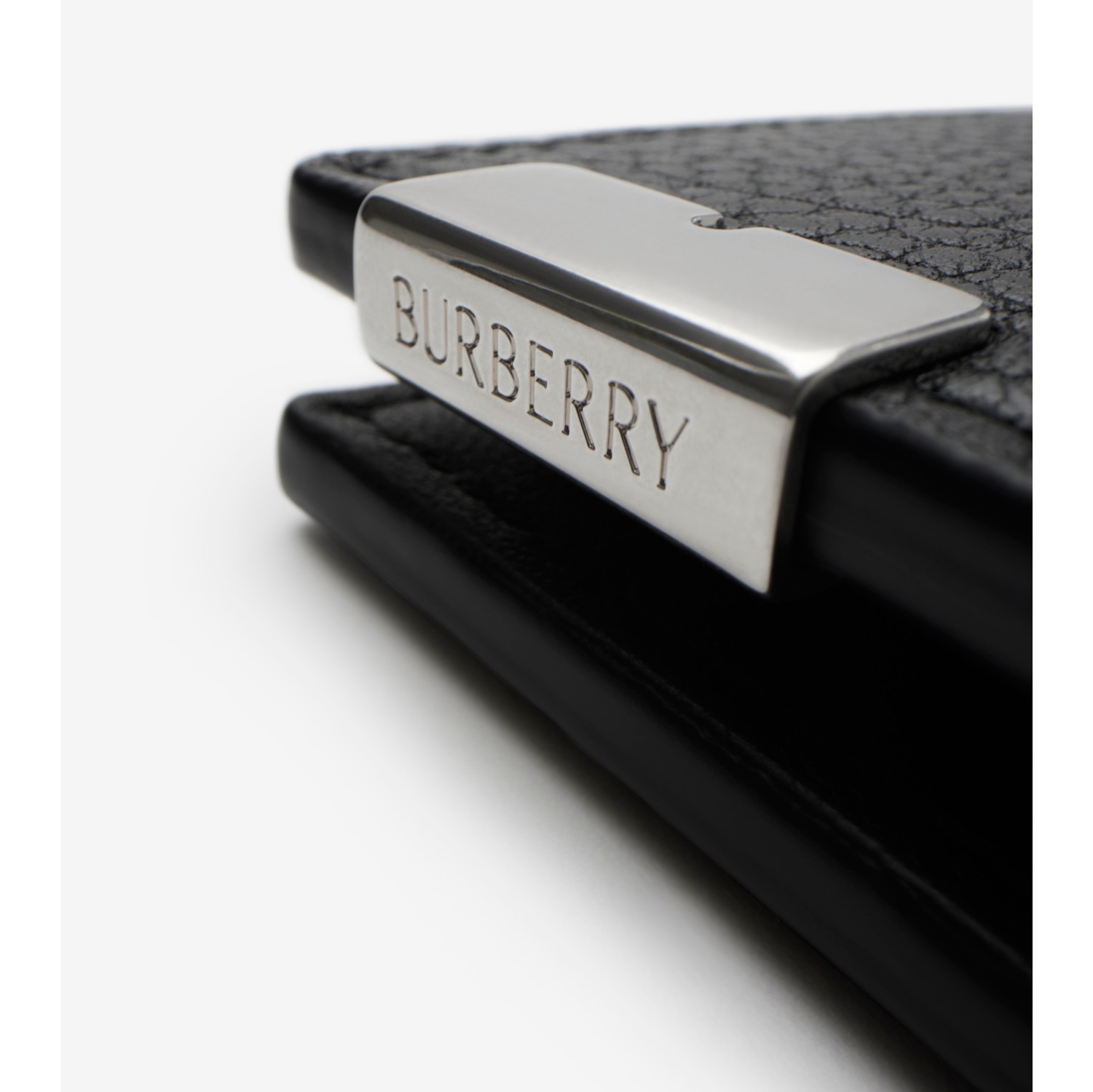 B Cut Bifold Coin Wallet in Black - Men | Burberry® Official