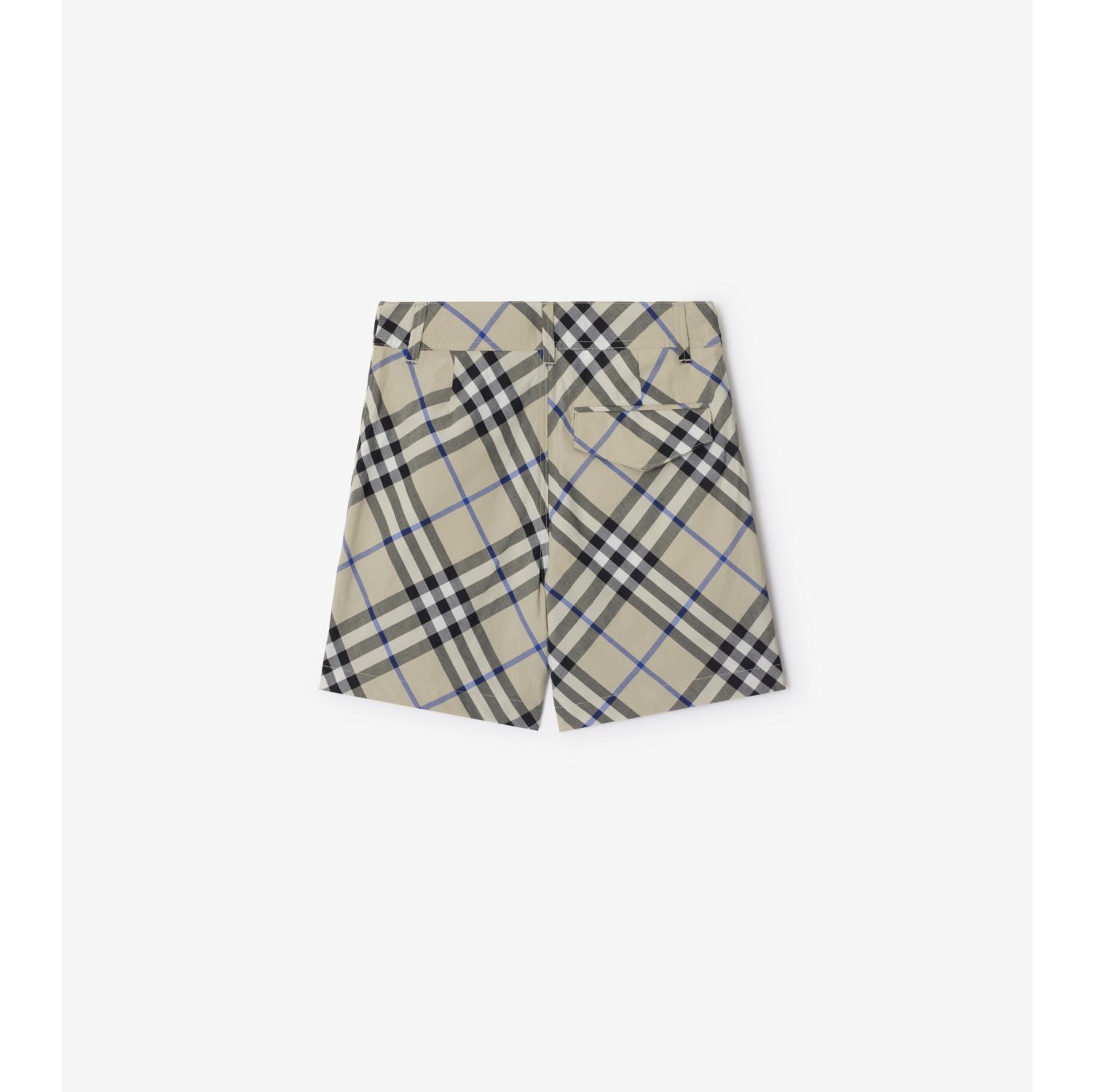 Pantalones cortos en algodón Check
