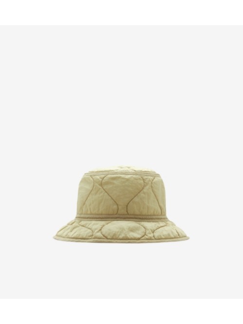 Burberry Quilted Nylon Bucket Hat In Neutral