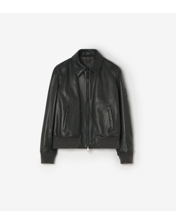 Leather Bloomsbury Bomber Jacket