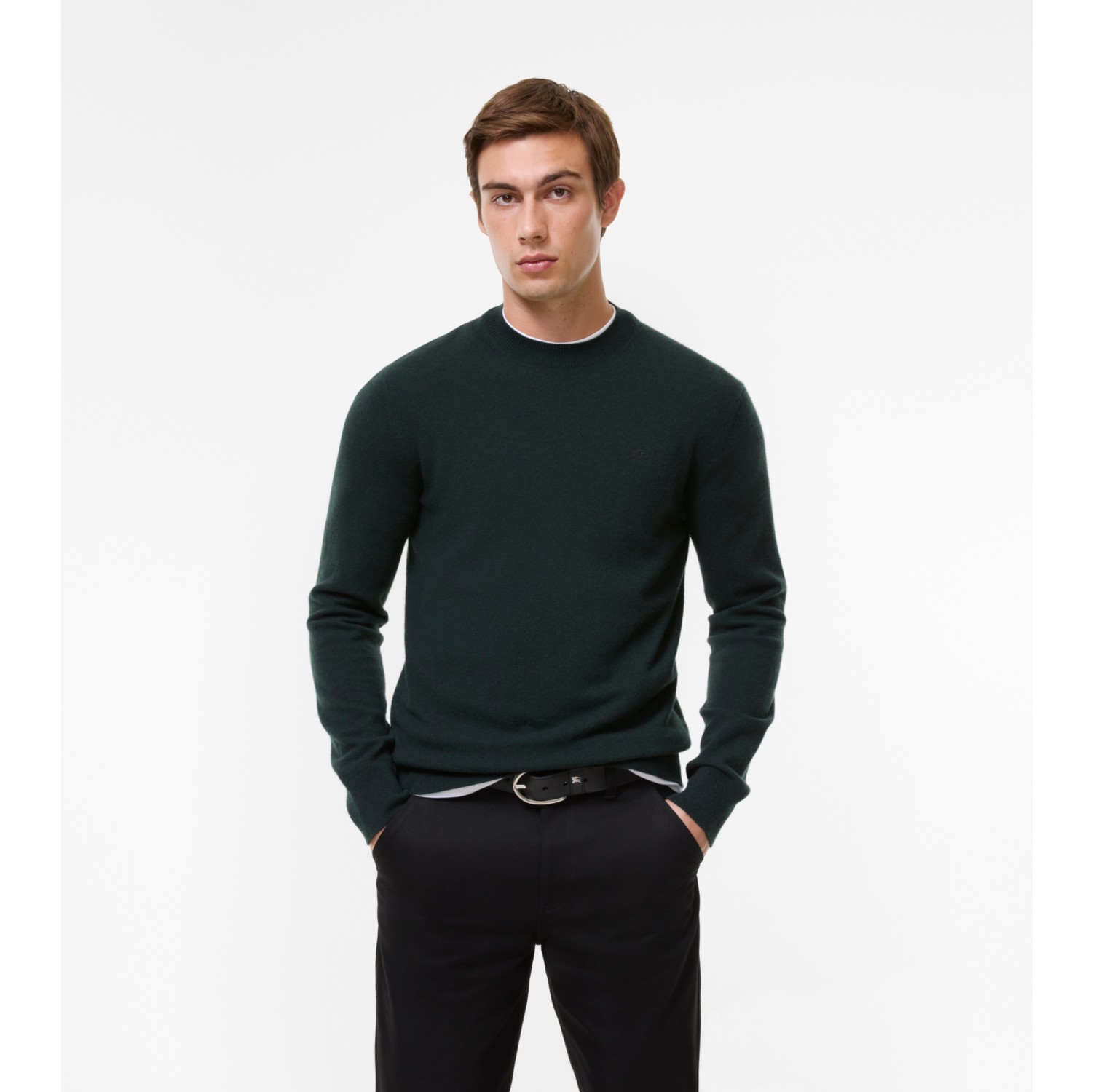 Kaschmirmisch-Pullover
