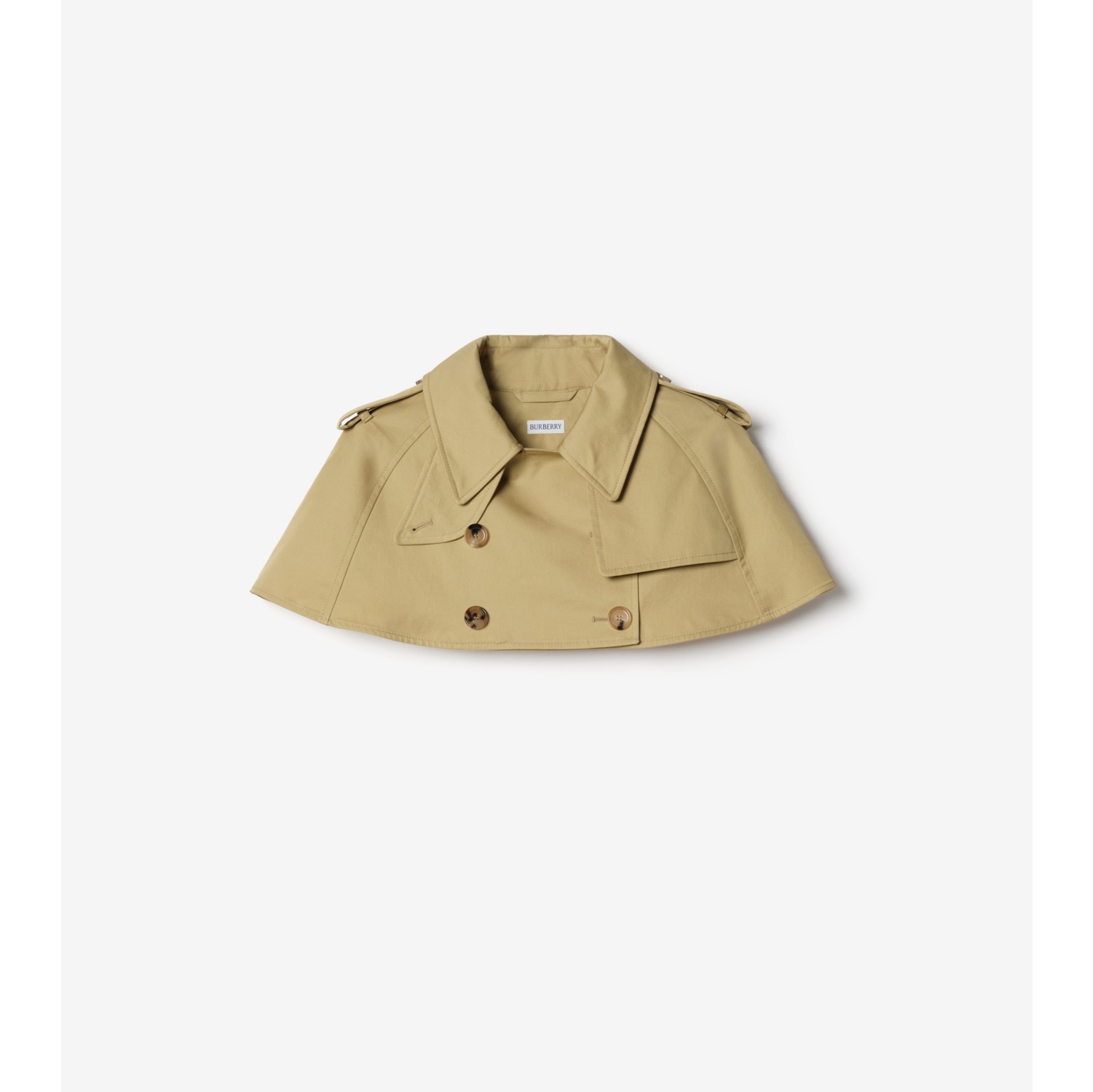 Mantellina trench in gabardine