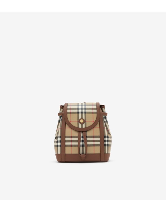 Mini Check Backpack