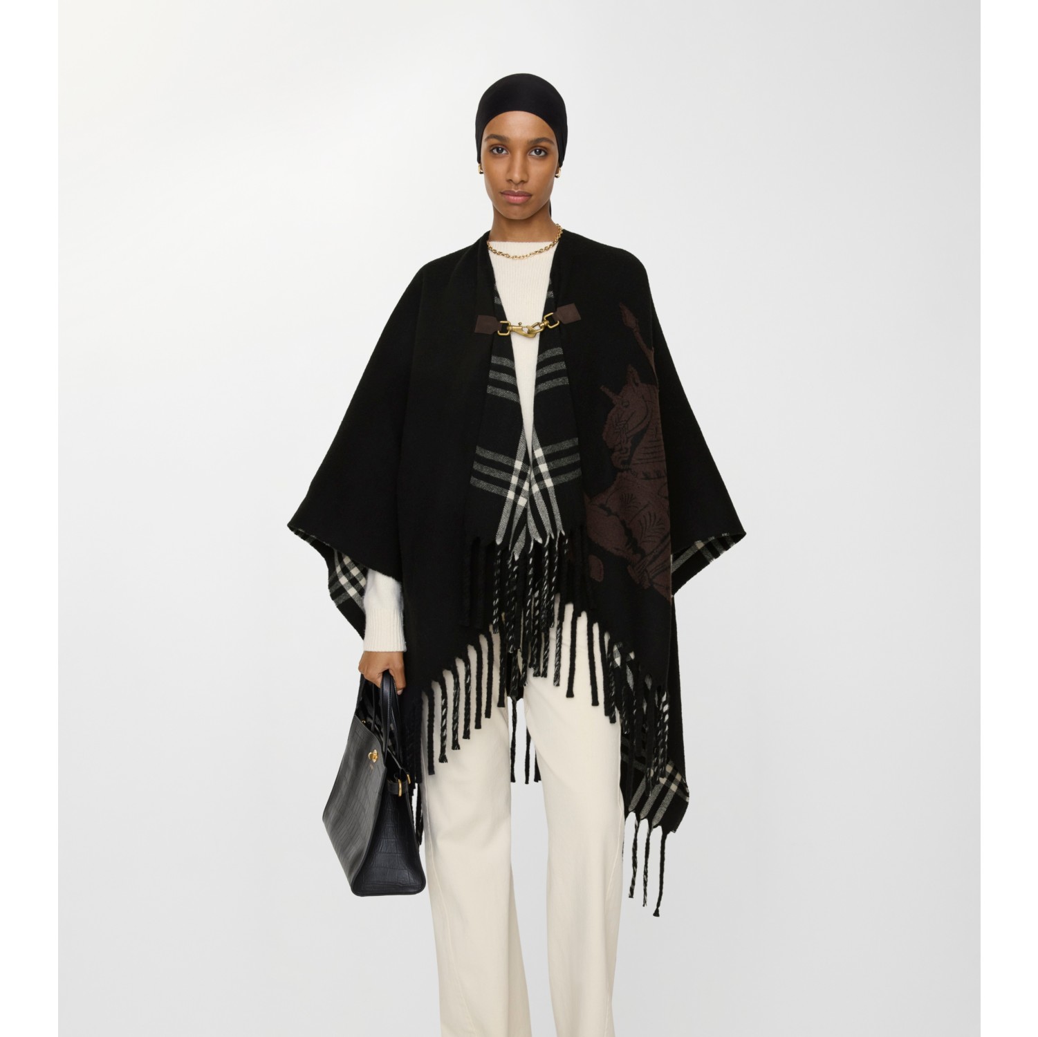 EKD Fil Coupé Wool Cape