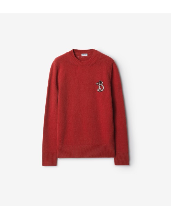 B Snake Wool Cashmere Sweater