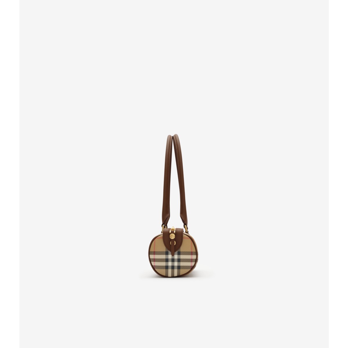  Check Mini Barrel Bag