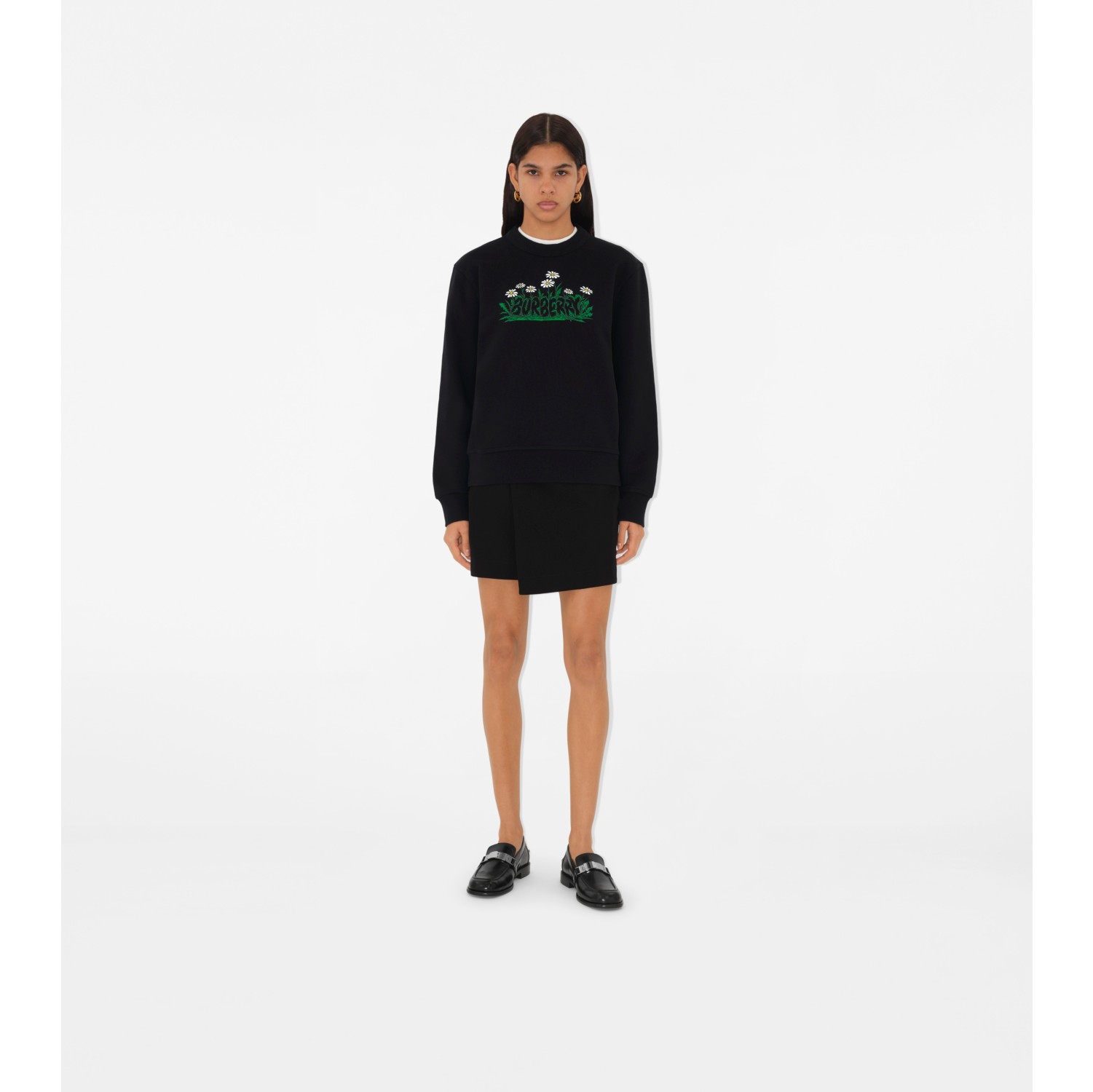 Daisy Logo Cotton Sweatshirt