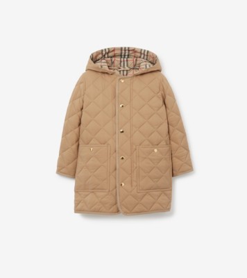 Burberry Kids Black Quilted Jacket