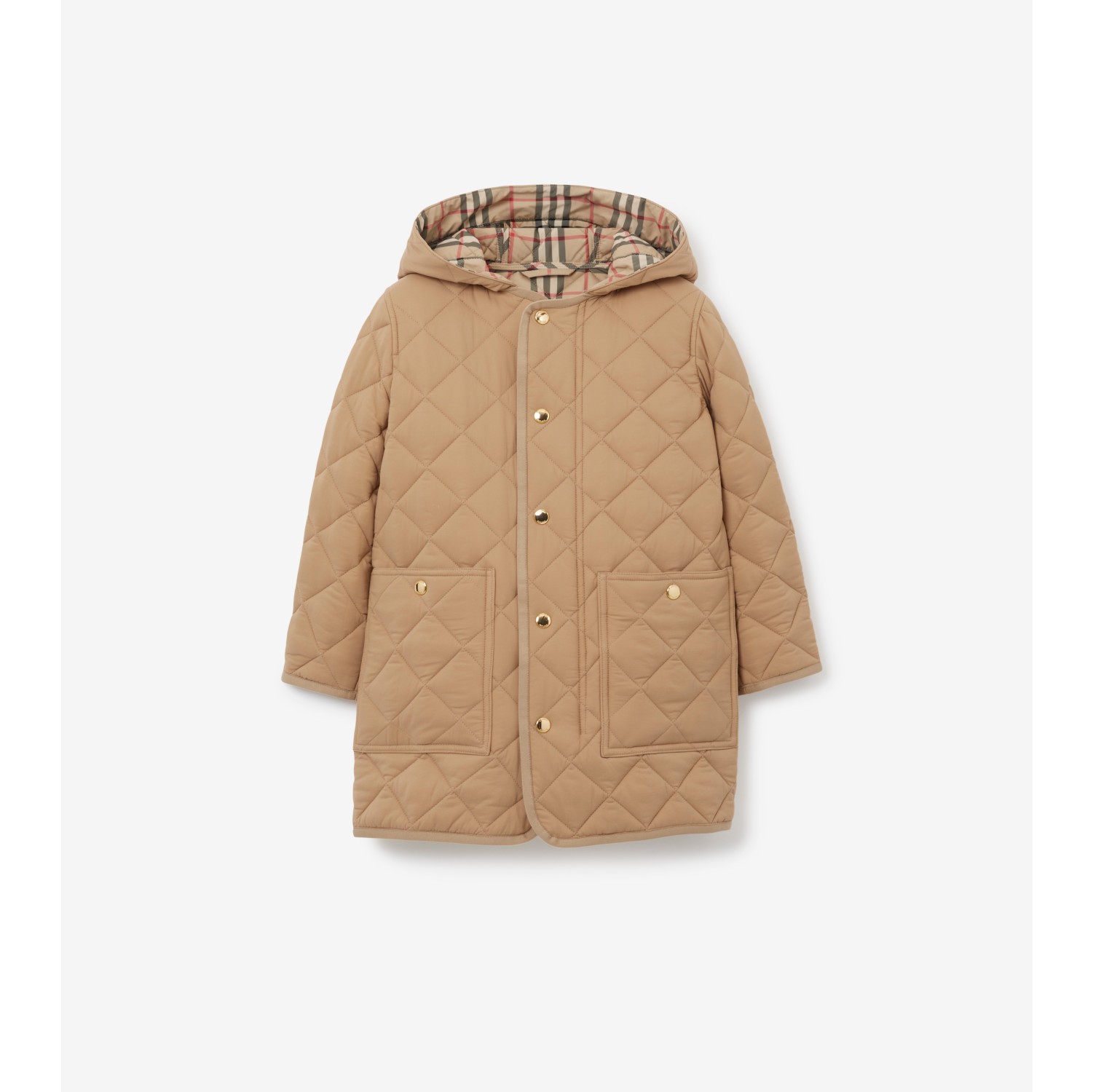 Manteau en nylon matelassé