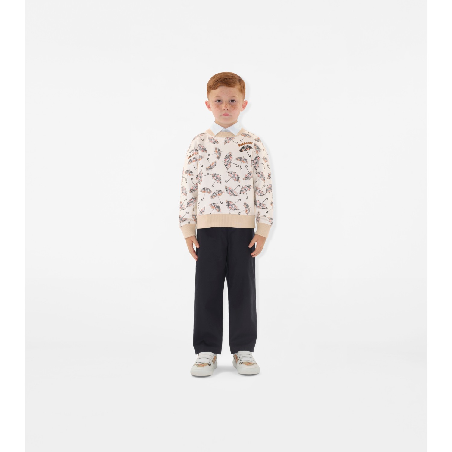 Cotton Blend Trousers