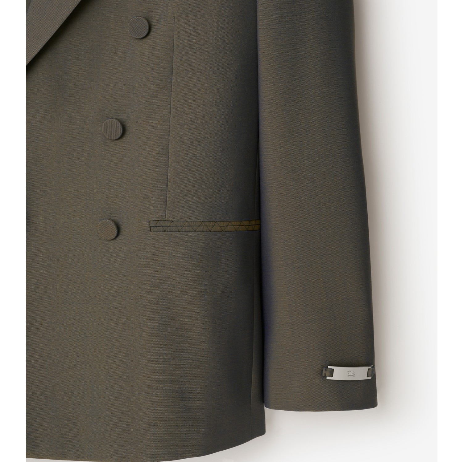 Wool Tailored Jacket in Reef