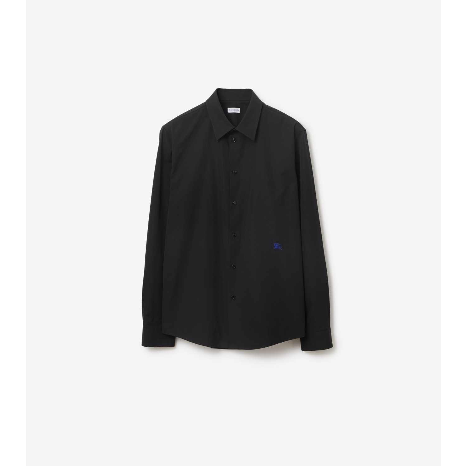 Cotton Formal Shirt in Black - Men | Burberry® Official