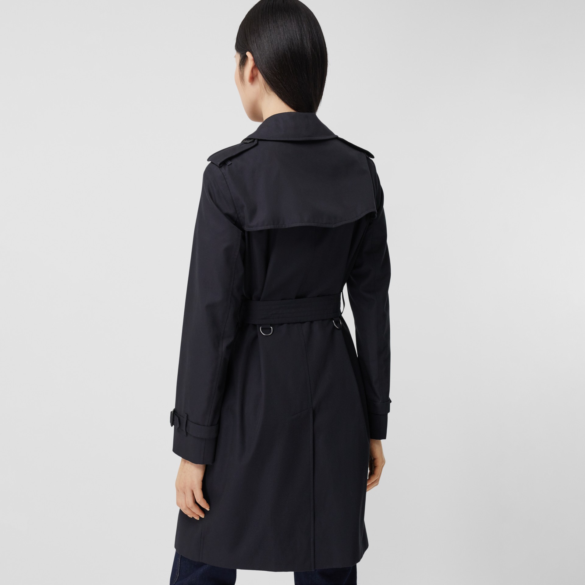The Mid-length Kensington Heritage Trench Coat in Midnight - Women ...