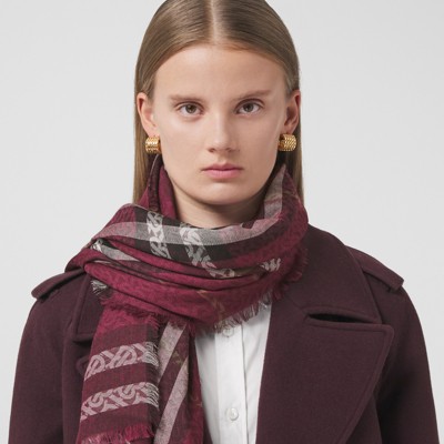 burberry oversized scarf