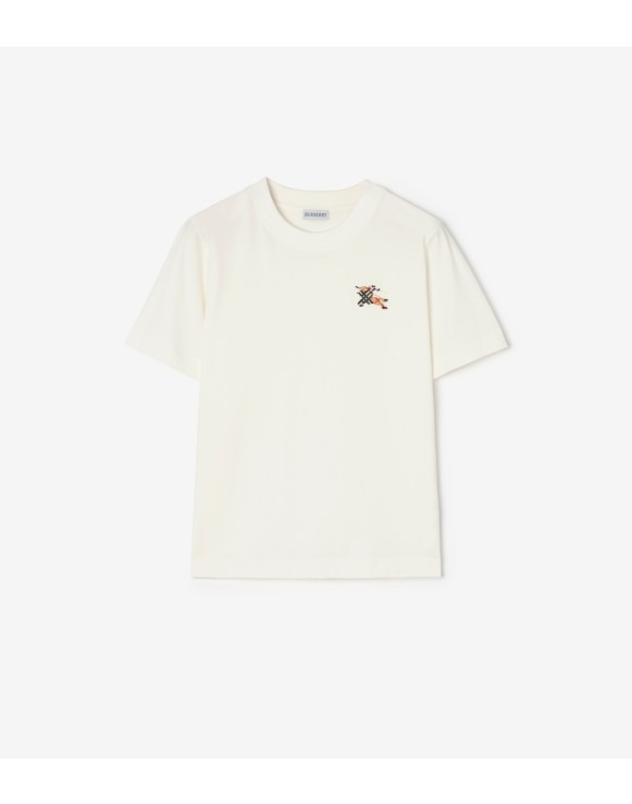 Knight Check Cotton T-shirt